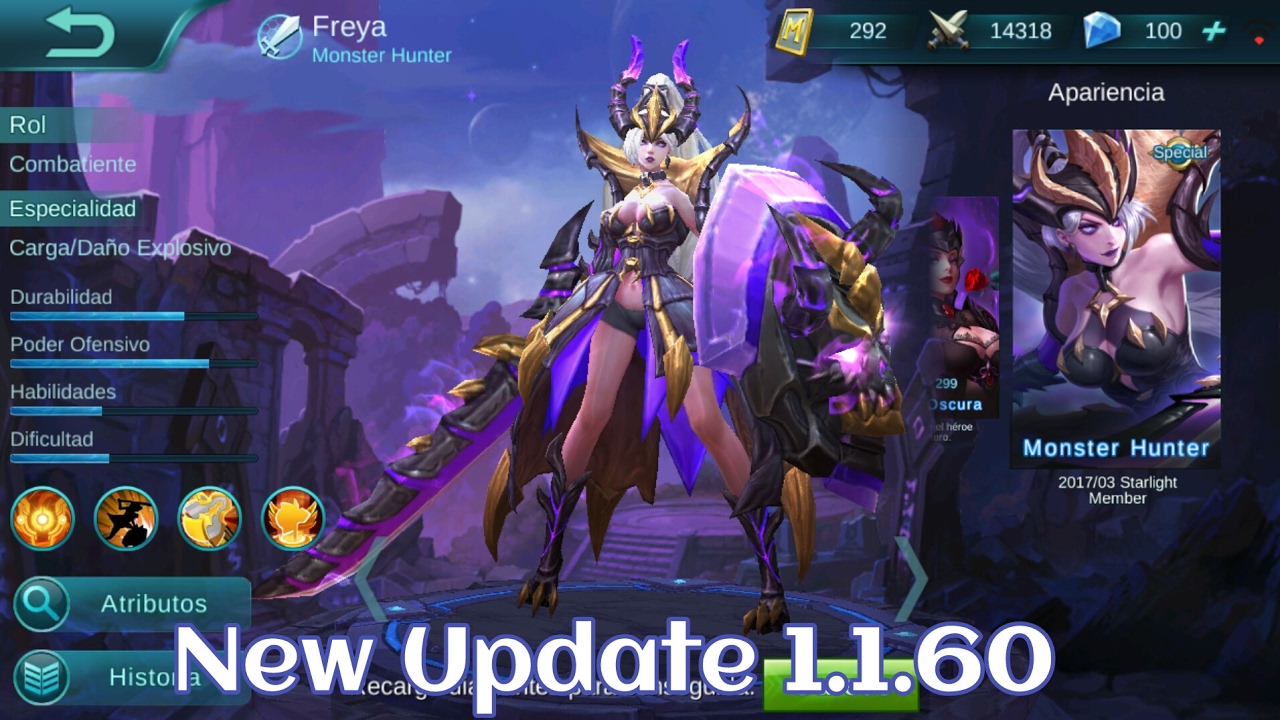 Mobile Legend update 1.1.60 , freya new skin, new ...