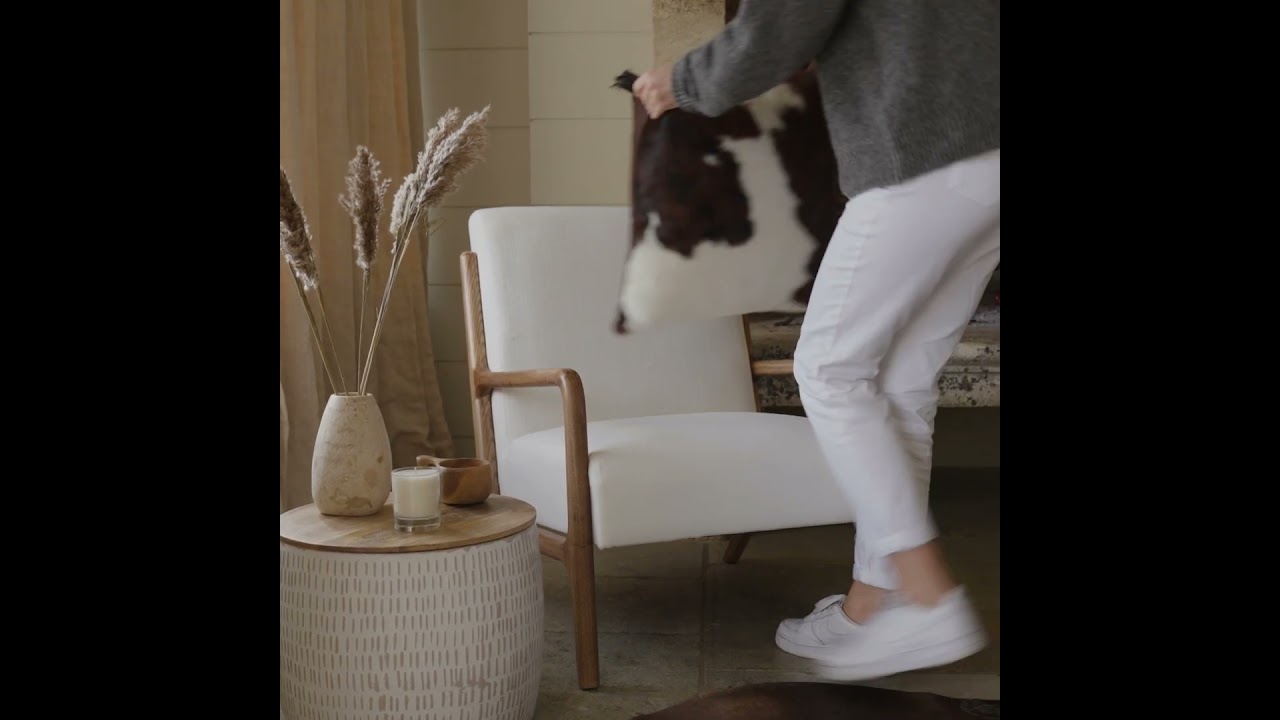 Cowhide Cushion | Made in England