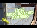 Bricklaying: house building on uk site