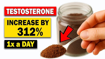 ONE TABLESPOON A DAY to have the TESTOSTERONE levels of a 20 year old