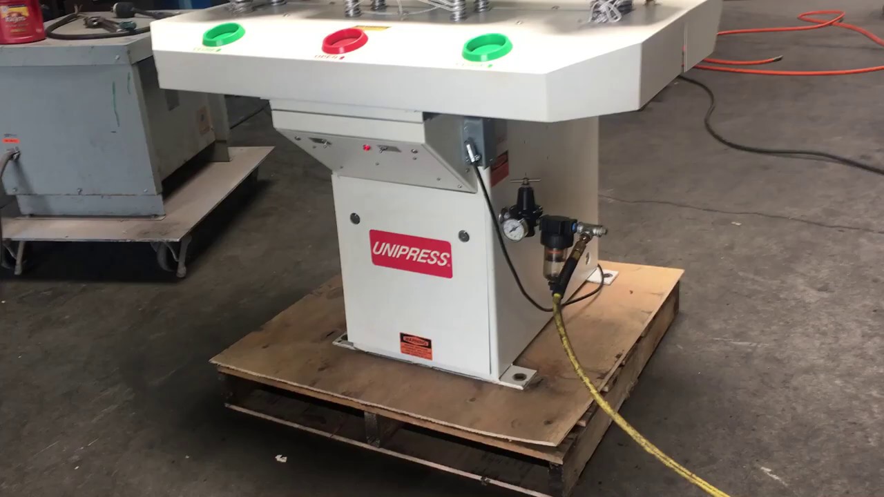 Unipress 3TZP Collar and Cuff Shirt Press Dry Cleaning Equipment YouTube