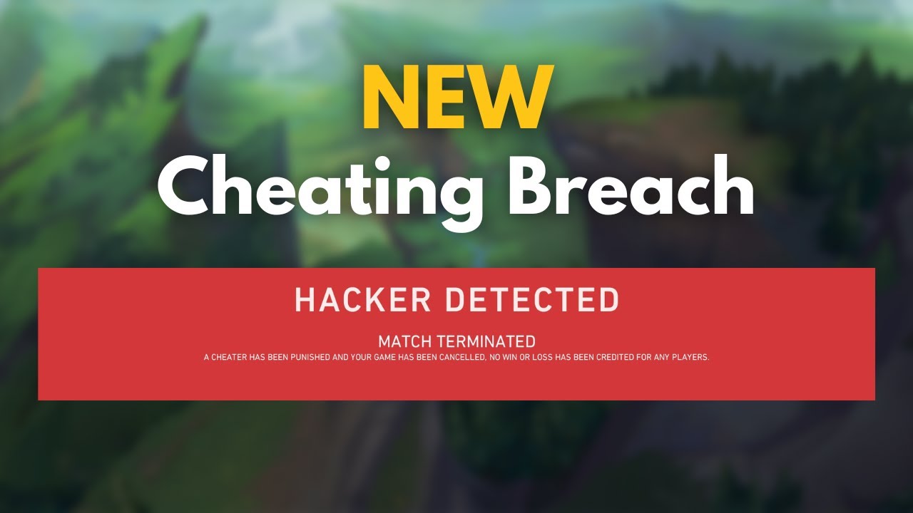 Riot Games warns of new game cheats following security breach YouTube