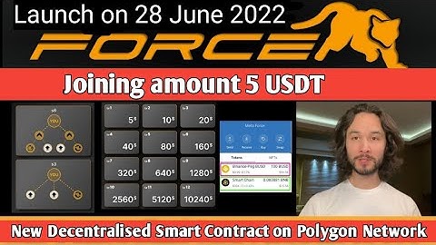 Force 🔥 New Decentralized Smart contract on Binance Smart Chain 2022 💰 You can earn again & again