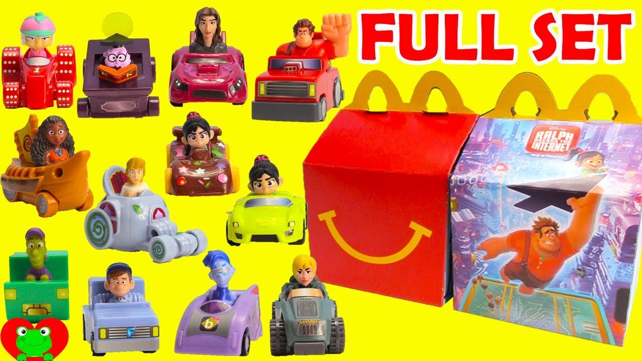 Ralph Breaks The Internet UNOPENED NEW Details about   McDonald's Happy Meal Toys 