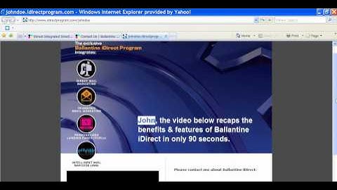 Example of a Personalized URL