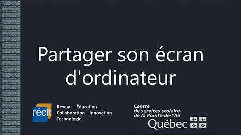 Partager son écran dans une visioconférence avec Teams à partir d