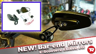 New Bar End Mirrors For Your Electric Scooter, E-Bike And More