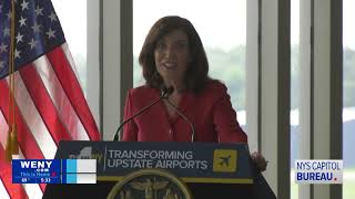 Gov. Hochul highlights funding for upstate airports