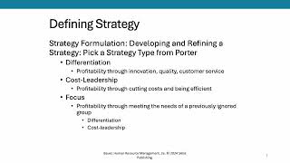 MGMT 430 Chapter 2 Strategic HR Pt 2