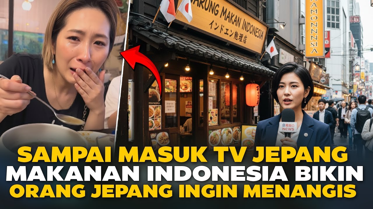 Masuk TV Jepang! Makanan Indonesia Bikin Orang Jepang Menangis dan Tak Bisa Berkata-Kata