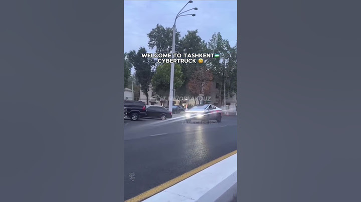 💥 Электромонстр на улицах Ташкента: первые кадры Tesla Cybertruck
