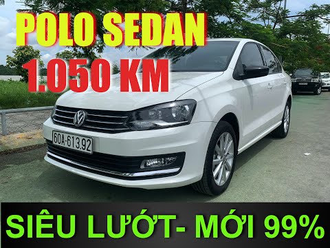 Volkswagen POLO SEDAN Cũ Chính Hãng Đi Mới 1.050 Km Giá Rẻ Như Cho | Bảo Hành 2021 | Màu Trắng Đẹp