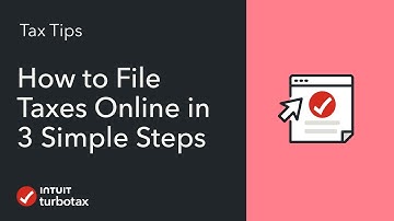 How to File Taxes Online in 3 Simple Steps - TurboTax Tax Tip Video
