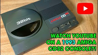 Watching Youtube on a 1993 Amiga CD32 Console