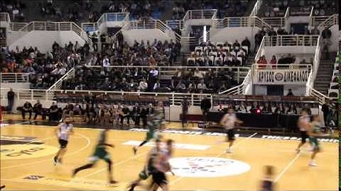 block by james gist after his mistake paok vs panathinaikos 6-4-2014