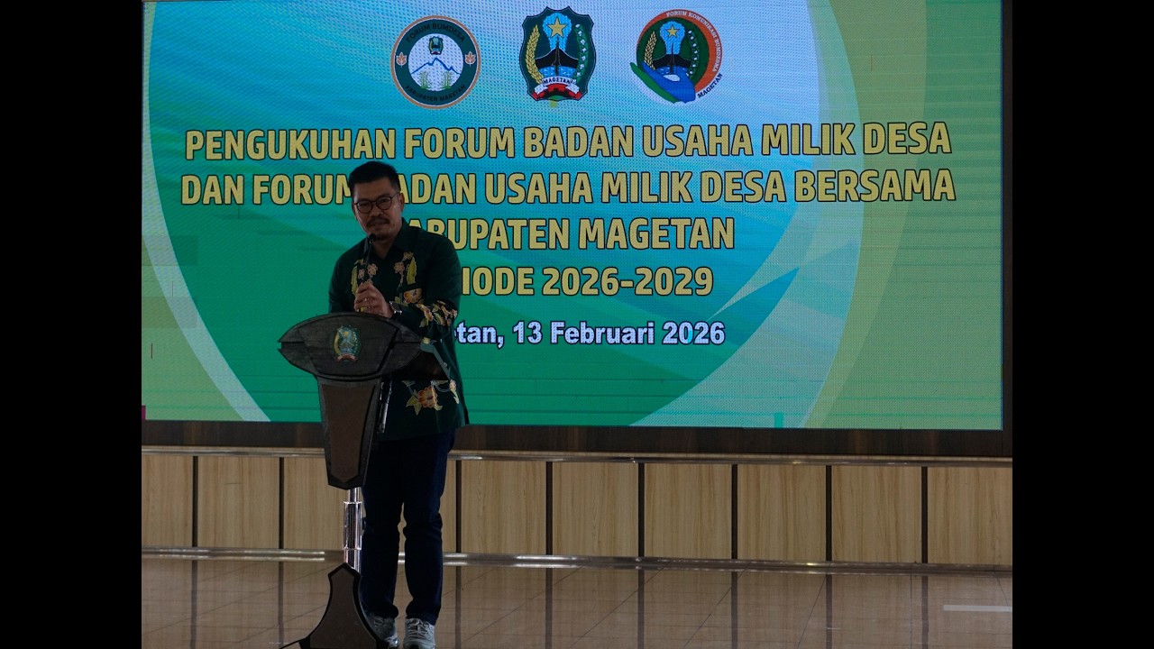 Sambutan Ketua DPRD Magetan pada pelantikan Forum BUMDesa Magetan