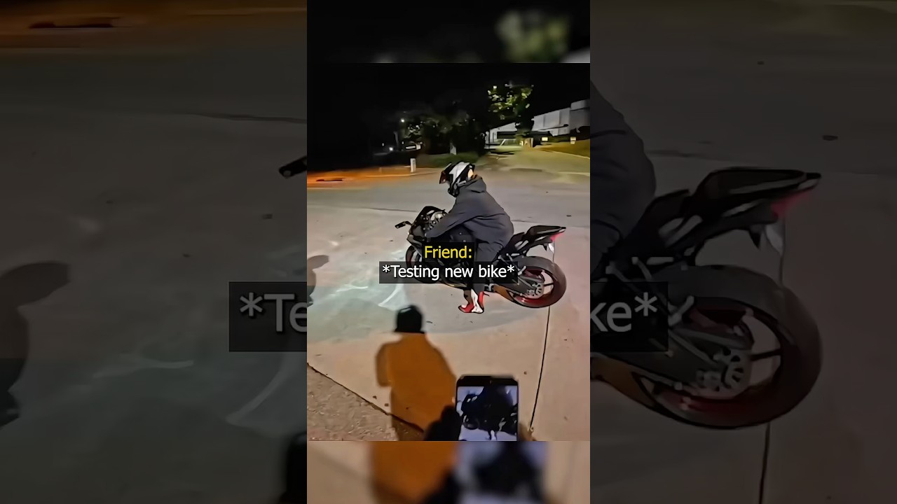 He Let His Friend Try His Brand New ZX6R 😂🔥