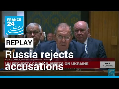 REPLAY - Russia FM rejects Western accusations on Ukraine at Security Council • FRANCE 24 English