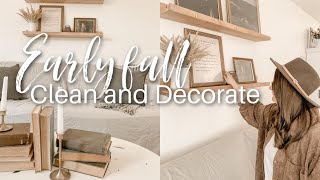 Early fall clean and decorate with me | Cottage fall decorating ideas