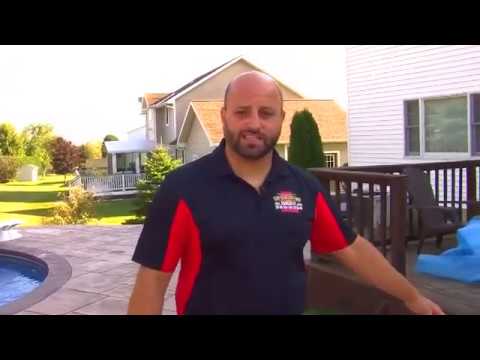 In-Ground Pool and Stamped Concrete Patio Installation in Whitesboro, NY