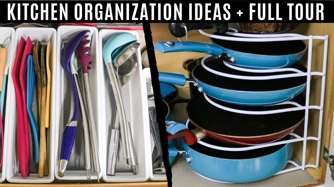 Kitchen Organizing ideas | Dollar tree + checklist guide! - YouTube