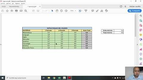 Excel Básico ejercicio 1