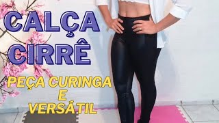 Calça Cirrê Prova No Corpo