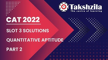 CAT 2022 Actual Paper Solution | Slot 3 | Quantitative Aptitude - part 2 | #cat2023 #cat23