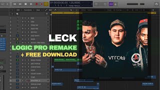 MORGENSHTERN х Imanbek x Fetty Wap x KDDK - LECK (Instrumental) / Logic Pro X / FREE DOWNLOAD