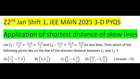 Let L_1 ∶  (x-1)/2= (y-2)/3= (z-3)/4 and L_2 ∶  (x-2)/3= (y-4)/4= (z-5)/5 be two lines. Then which o