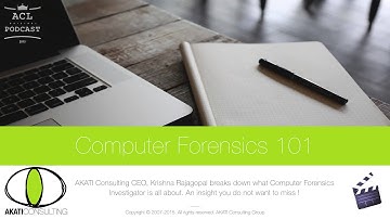 CSI: Computer Forensics 101