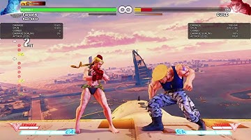 Cammy V Skill to s HP Combo Timing Differences STREET FIGHTER V