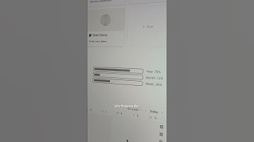 Notion widget you need to try. Make Notion more aesthetic with a Life progress bar. #notion #widget