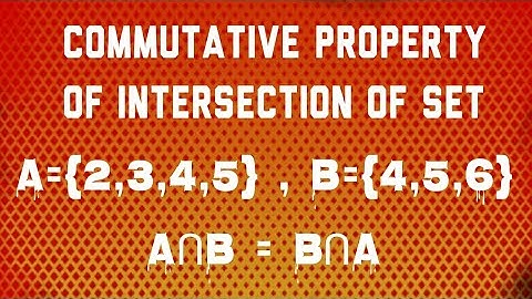 commutative property of intersection|commutative law #video#maths #mathstricks #students#viral#video