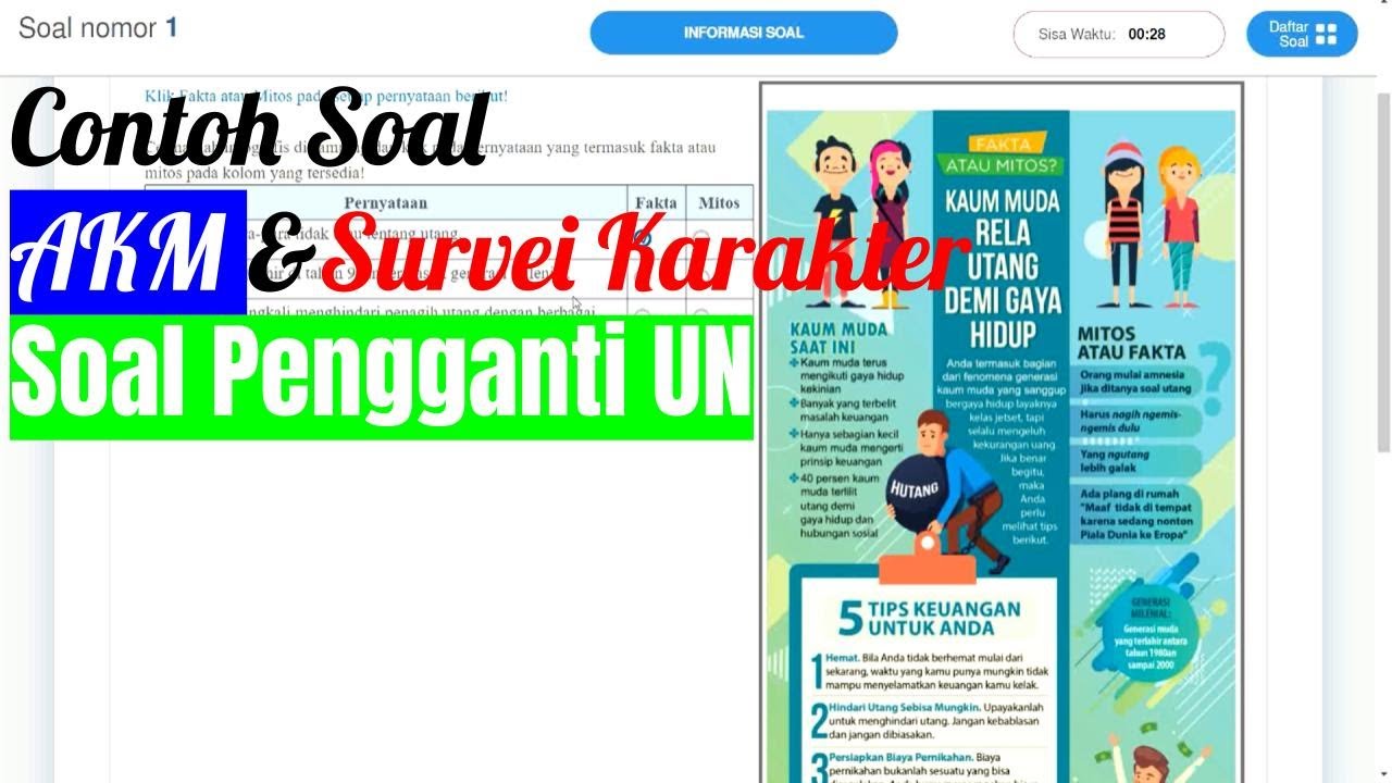 Contoh Soal Akm Survei Karakter Sd - 15+ Contoh Soal Akm Survei Karakter Sd Gratis