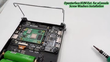 Openterface KVM Ext. for uConsole | Screw Washers Installation