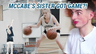 Jordan McCabe's Sister Maddy Can BALL! Insane Handles \& Shooting RUN IN THE FAMILY 🔥