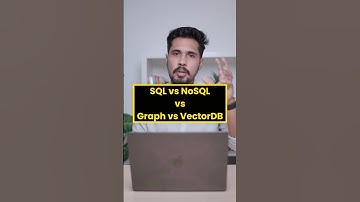 SQL vs NoSQL vs Graph vs VectorDB #sql #mongodb #nosql #dataengineer