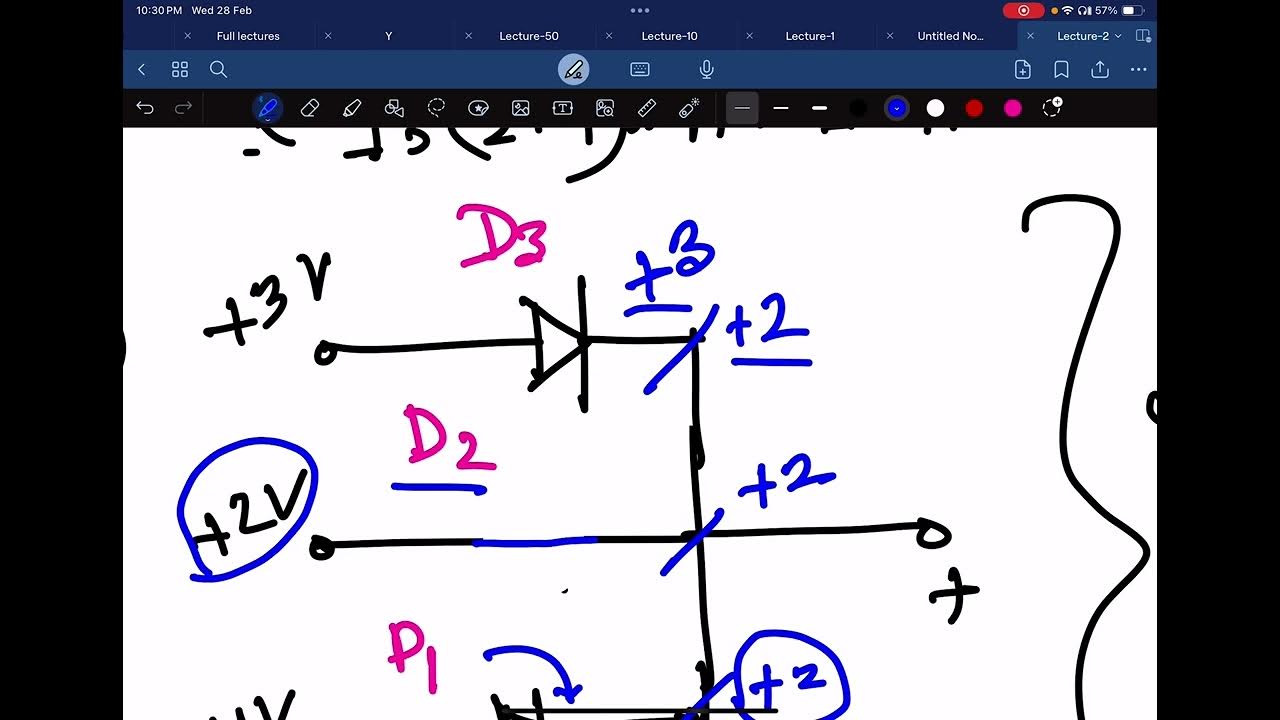 Three basic idealdiode problems YouTube