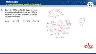 27 Nisan 2017 TEOG Matematik Soru ve Cevapları screenshot 3