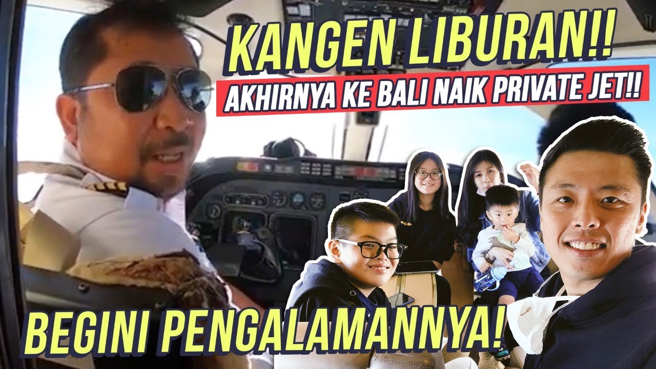 LIBURAN SUPER MEWAH KE BALI!! NAIK PRIVATE JET!! JAKARTA-KE BALI SEMUA BERES!! TRAVEL VLOG - PART 1