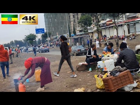 Morning Walk in Addis Ababa , 🇪🇹 Addis Ababa walking Tour 2024 ...