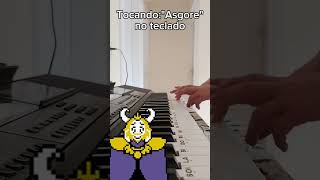 Tocando Asgore no teclado #piano #undertale #shorts