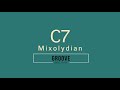 Backing track in c7  mixolydian 