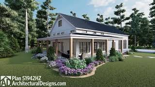 Barndominium Virtual Walkthrough! House Plan 51942HZ Walkthrough