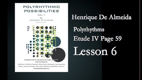 Polyrhythms Drum Set - Etude IV