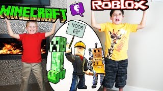 roblox or minecraft giant egg review whos your favorite