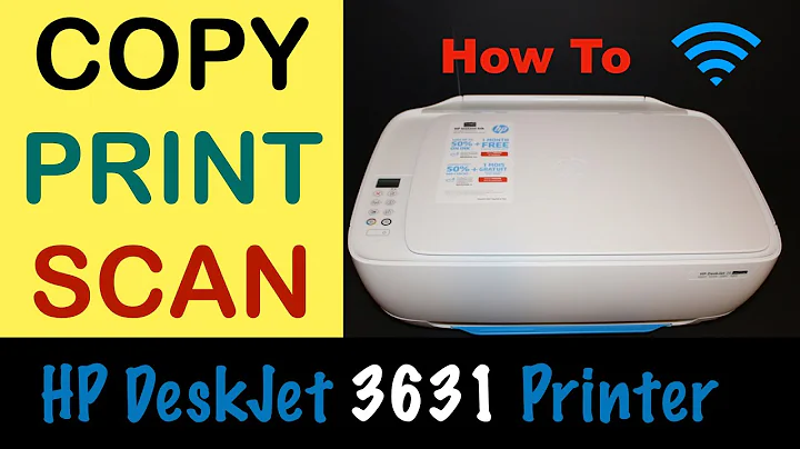 How to COPY, PRINT & SCAN with HP DeskJet 3631 All-in-one Printer review ?