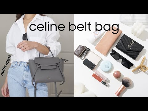 Celine Belt Bag Nano  What's in my bag aesthetic & Styling