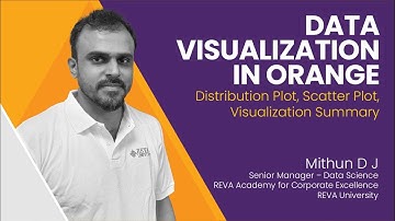 Data visualization in Orange | Distribution Plot, Scatter Plot, Visualization Summary | RACE | REVA